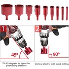 6-100mm Diamond Core Hole Saw Hole Wood Tile Porcelain Glass Drill Bit Cutter