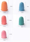 Thimble 5pcs Craft Finger Tip Sewing Counting Protector Free Size  Pink 