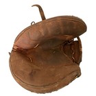 Vintage Leather Baseball Catchers Mitt Glove Made In Jamaica