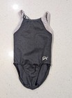 Great Gk Elite Gymnastics Dance Leotard Cm Medium Ultra Soft Logo Print Straps