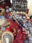 5 Lbs Junk Costume Jewelry Lot Broken Tangled Repurpose Repair Pounds Vintage