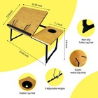 Bed Table Tray Lap Desk Book Holder For Reading Hands Free In Bed Portable Be   