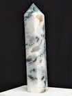 Moss Agate Tower Druzy Quartz Crystal Gemstone Large Big Tall Point Mineral Wand
