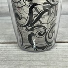 Tervis Black White Swirlwind Clear Tumbler W  Red Lid 16 Oz