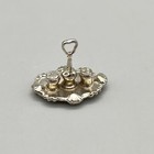 Eugene Kupjack Artisan Sterling Silver Ink Stand  310 Miniature Dollhouse Vtg