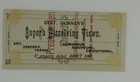 Victorian Ticket Trading Card Girl On Fence Bert Skinner 