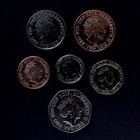 Uk Coin Royal Shield Of Arms Penny 50p Uncirculated Unc British Queen Elizabeth