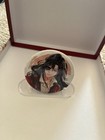 5x Clear Acrylic Display Stand Holder For Badges Pins Photo Cards Collectibles