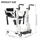 Portable Electric Lift Chair Reclining Commode Wheelchair For Patient Transfer