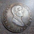 Coin 8 Reales 1822 Mexico