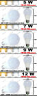 5w 7w 9w 12w Led Light Bulbs A19 E26 Soft Warm Cool Bright White Daylight Lamp