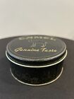 Vintage Camel Cigarettes Genuine Taste Black   Gold Round Tin Very Clean