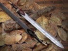 Handmade Riptide Sword Replica     Carbon Steel Blade   Percy Jackson Inspired