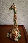 1994 Lynn Chase  jungle Party  Porcelain Giraffe Sitting Figurine
