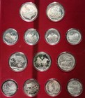 Ussr 1980 Moscow Olympics 28-coin Silver Proof Set 5   10 Roubles Coa 20 Troy Oz