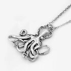 Octopus Pendant Made From A Silver Spoon With 18 Inch Dbl Stainless Steel Chain