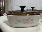 6 Pc Set Of Corning Symphony Casserole Dishes Exc