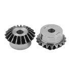 Bevel Gear 1 1 5 2 Mod 15-20 Teeth Transmission Gears Bevel Teeth 90   45  Steel