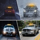 Us Stock 102 Leds Roof Top Strobe Light Bar Hazard Warning Emergency Light