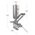 Churro Maker Gun   Commercial Cream Filling Machine   Stainless Steel   5 L