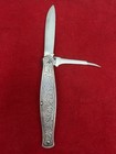Antique English Sterling Pocket Knife Sheffield C1915 Early Stainless 31 4g