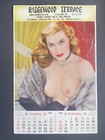 1960   s Vintage Pin Up Calendars - Naked topless Woman  The Ridgewood Terrace