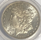 1881 O Morgan  anacs Ms 62     crisp White mirrors Almost Pl Obv rev better Dat       