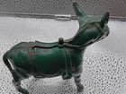 Vintage Cast Iron Donkey Bank Penny Coin Bank Estate Heirloom