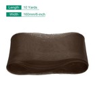 10 Yards Stiff Horsehair Braid 6 Inch Wide Brown