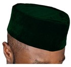 Green African Velvet Hat