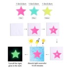  100 Pcs Glow In The Dark Luminous Stars Fluorescent Noctilucent Colorful