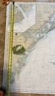 Vtg Nautical Depth Chart Little Egg To Hereford Inlet 1984 U s  East Coast Nj