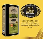 Ellora Farms  Greek Extra Virgin Olive Oil  Single Estate  Kosher 1 Lt  X 3 Tins