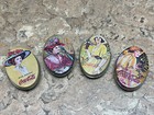 Set Of 4 Vintage 2  Coca Cola Pocket Sewing Kit  Advertising Tins Nos Coke Jd