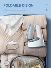 Plancha Viajera Para Ropa Antiadherente Spray Y Seca Portatil De Vapor