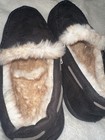 Men s Fuzzy Moccasin House Slippers Memory Foam 