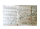 1976 Nautical Ship Map Texel To Helgoland North Sea 48 x28  Sailing Vintage Maps