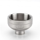 1 2  - 4  Bsp Threaded Pipe Coupling Reducer Female Fittings Stainless Steel A2