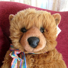 Applause Avanti Brown Teddy Bear Plush Large 29    Original Tags Vtg 1983 Fluffy