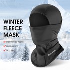 West Biking Winter Fleece Cycling Cap Face Mask Windproof Sports Balaclava Black