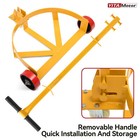 55 Gallon Drum Dolly Barrel Wheels Barrel Dolly For 55 Gallon Drum Cart 1200lbs