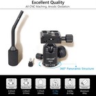 Ball Head With Handle Tripod Ball Head With Quick Release Plates And Clip For   
