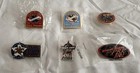 Lot Of 6 Early Pbr Member Pins Bull Riders Riding 1997-2002 Unused Rodeo Nip
