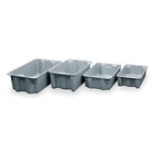 Mfg Tray 780208 Stack   Nest Storage Container  3 7 Gal  17-7 8 In L X 10-5 8