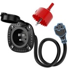 20a 125v Ac Port Plug 12awg Heavy-duty Rv Shore Power Inlet Socket With 5-in-1