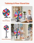 Vevor 24 In Spinning Prize Wheel With Stand Adjustable Height 14 Slots Roulette
