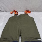 Helly Hansen Snow Pants Boys 140 10 Green Reinforced Ski Bibs Performance 32x25