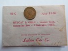 Muscat   Oman 3 Baizahs Bronze Coin 1961