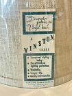 Mcm Clip- On 10  Lamp Shade Textured Beige Fabric Brand New Os