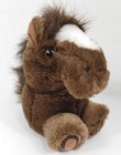 Vtg Puffkins  Horace The Horse - 6in  Stuffed plush Brown Pony - Swibco